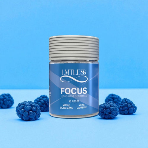 LMTLESS FOCUS GUMMIES BLUE RAZZ 10CT