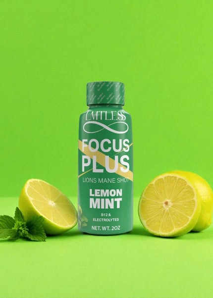 LMTLESS FOCUS PLUS SHOTS LEMON MINT 12CT