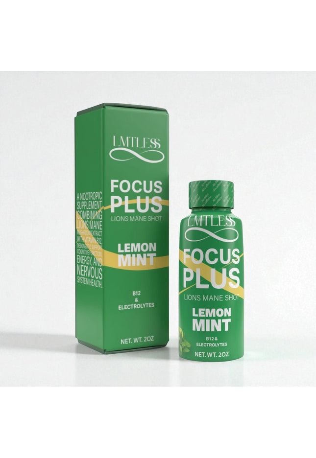 LMTLESS FOCUS PLUS SHOT LEMON MINT